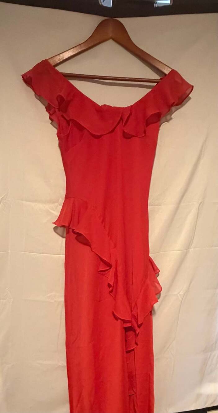 Women's Ruffle Slip Dress